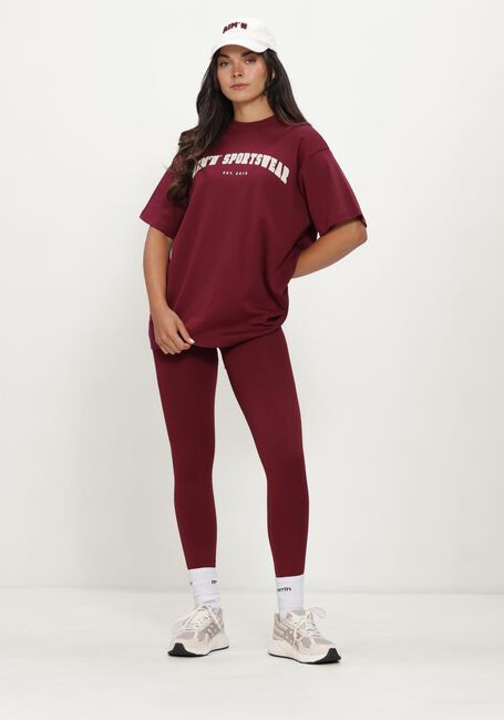 AIM'N T-shirt VARSITY BOYFRIEND T-SHIRT Bordeaux - large