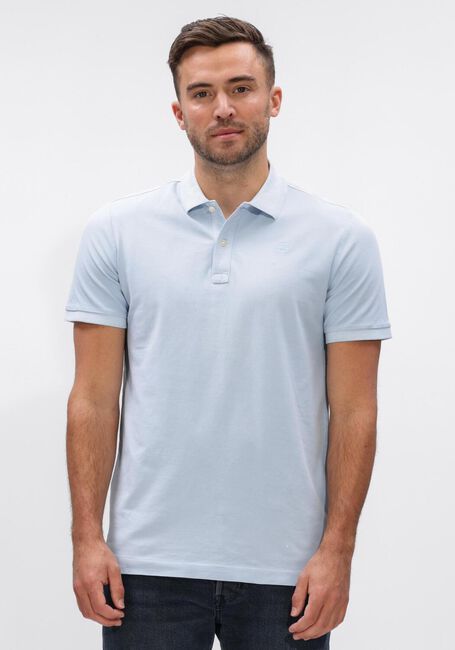 G-STAR RAW Polo DUNDA OVERDYED SLIM POLO S\S en bleu - large