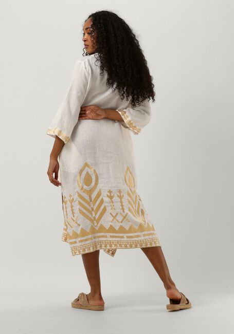 Gebroken wit GREEK ARCHAIC KORI Midi jurk 230085 - large