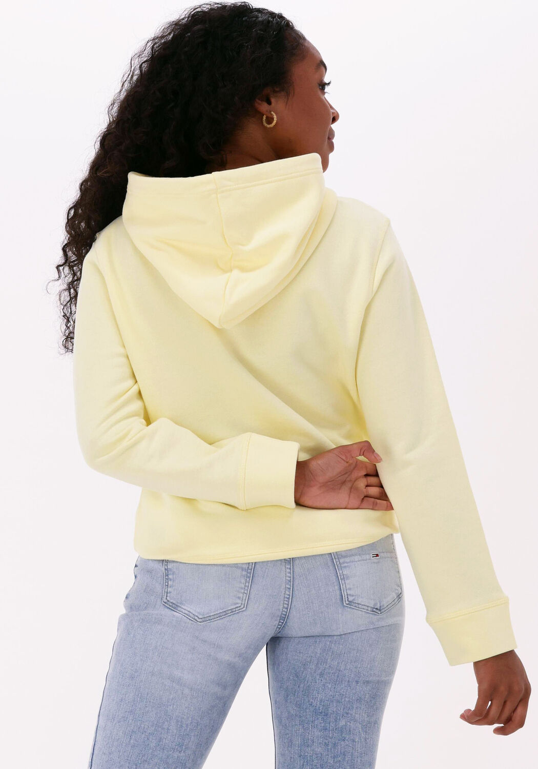 Gele TOMMY HILFIGER Sweater REGULAR HOODIE O Omoda
