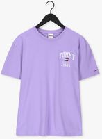 TOMMY JEANS T-shirt TJM HOMESPUN COLLEGE TEE en violet