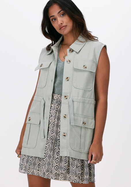 MSCH COPENHAGEN Gilet JOLINA WAISTCOAT en vert - large