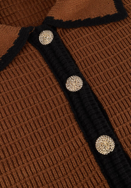 Bruine Y.A.S. Vest YASKLOMA SS KNIT CARDIGAN Bruine Y.A.S. Vest YASKLOMA SS KNIT CARDIGAN - large