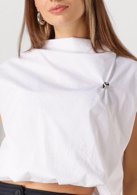 Witte SELECTED FEMME  SLFDELIA SL TOP - large