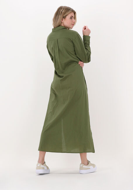 Khaki PENN & INK Midi jurk S22W455LTDT735 - large