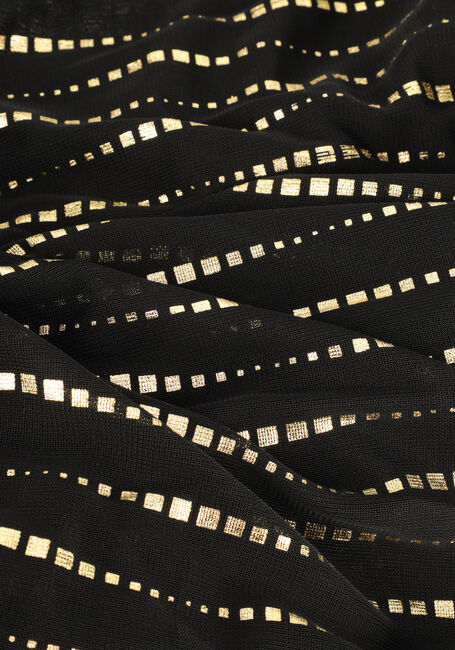 COLOURFUL REBEL Robe maxi LOLA TRIANGLE FOIL LONGSLEEVE MAXI WRAP DRESS en noir - large