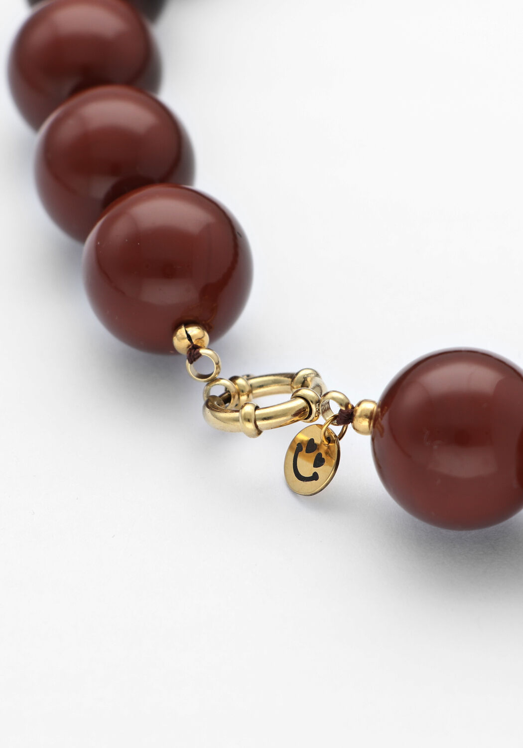 BONNIE STUDIOS Colliers WILMA NECKLACE en marron - large