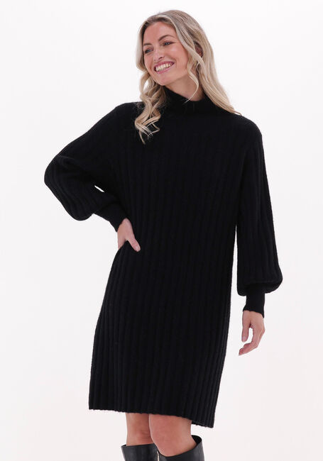 Zwarte KNIT-TED Mini jurk RIANNE DRESS - large