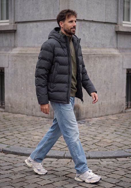 AIRFORCE Veste matelass&eacute; MITCHELL PARKA Gris fonc&eacute; - large