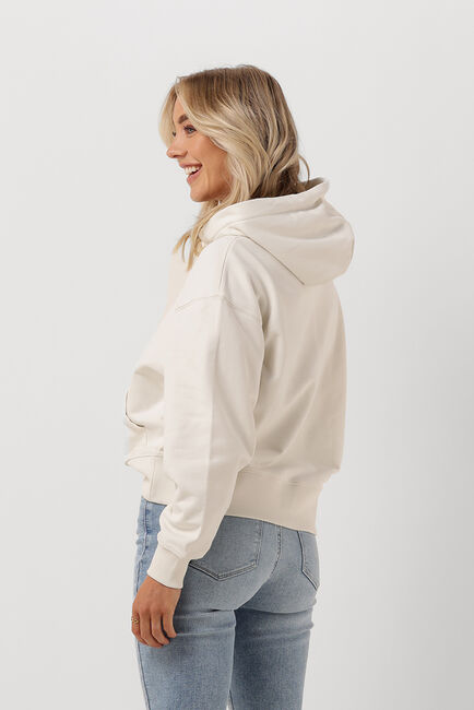 CALVIN KLEIN Chandail MICRO MONOLOGO HOODIE Blanc - large