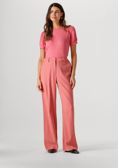 MINUS Pantalon LIVINA STRAIGHT LEG PANT en rose - large