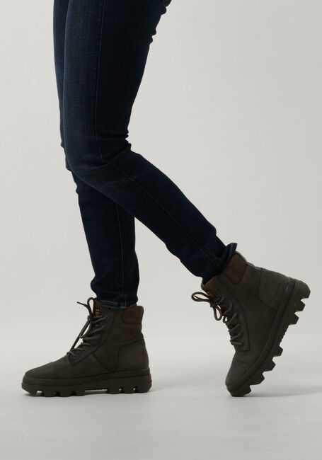 G-STAR RAW Bottines à lacets NOXER HGH NUB W en gris - large