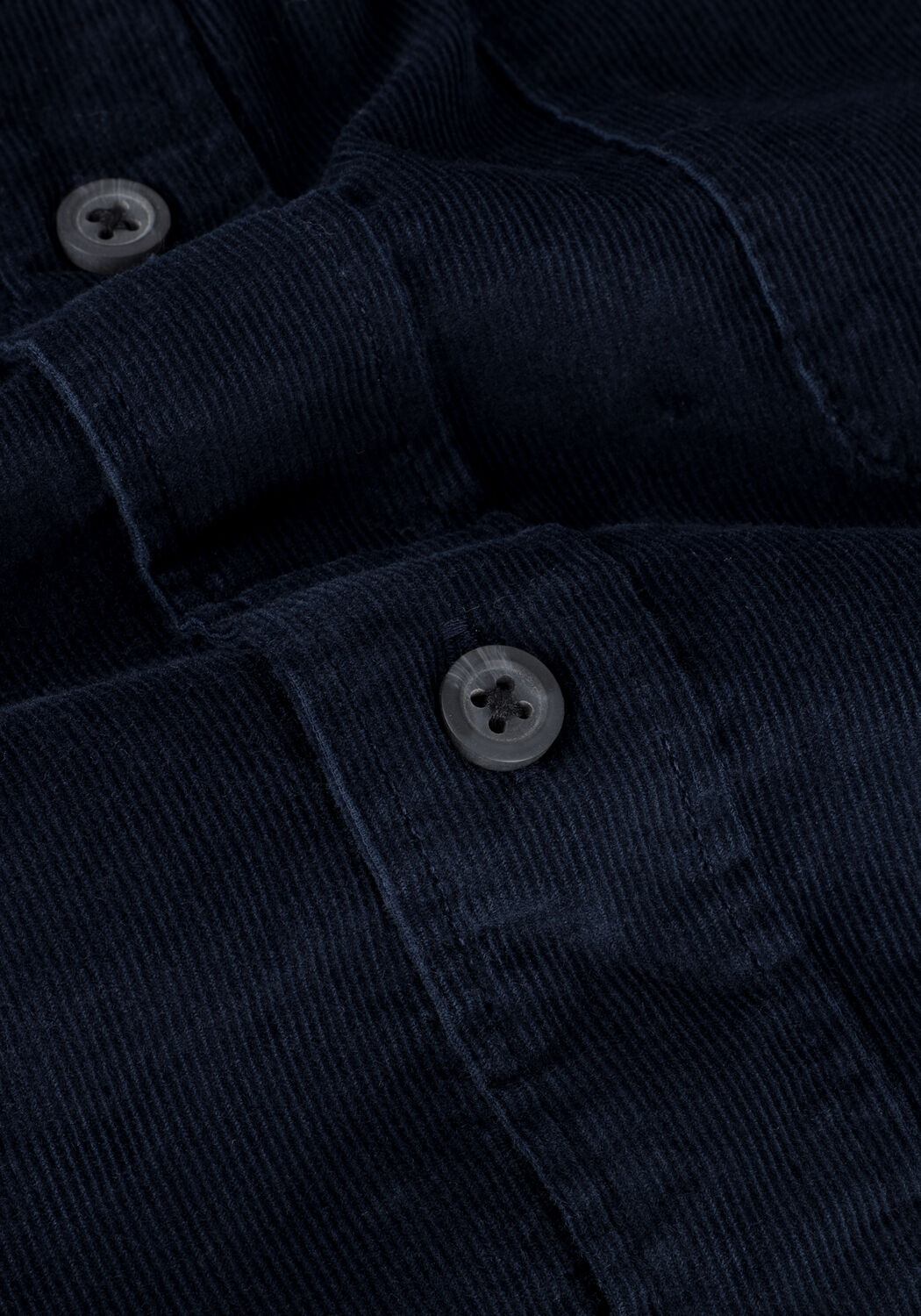 SELECTED MEN Chemise d&eacute;contract&eacute; SLHREGRICK-CORD SHIRT LS W Bleu fonc&eacute; - large