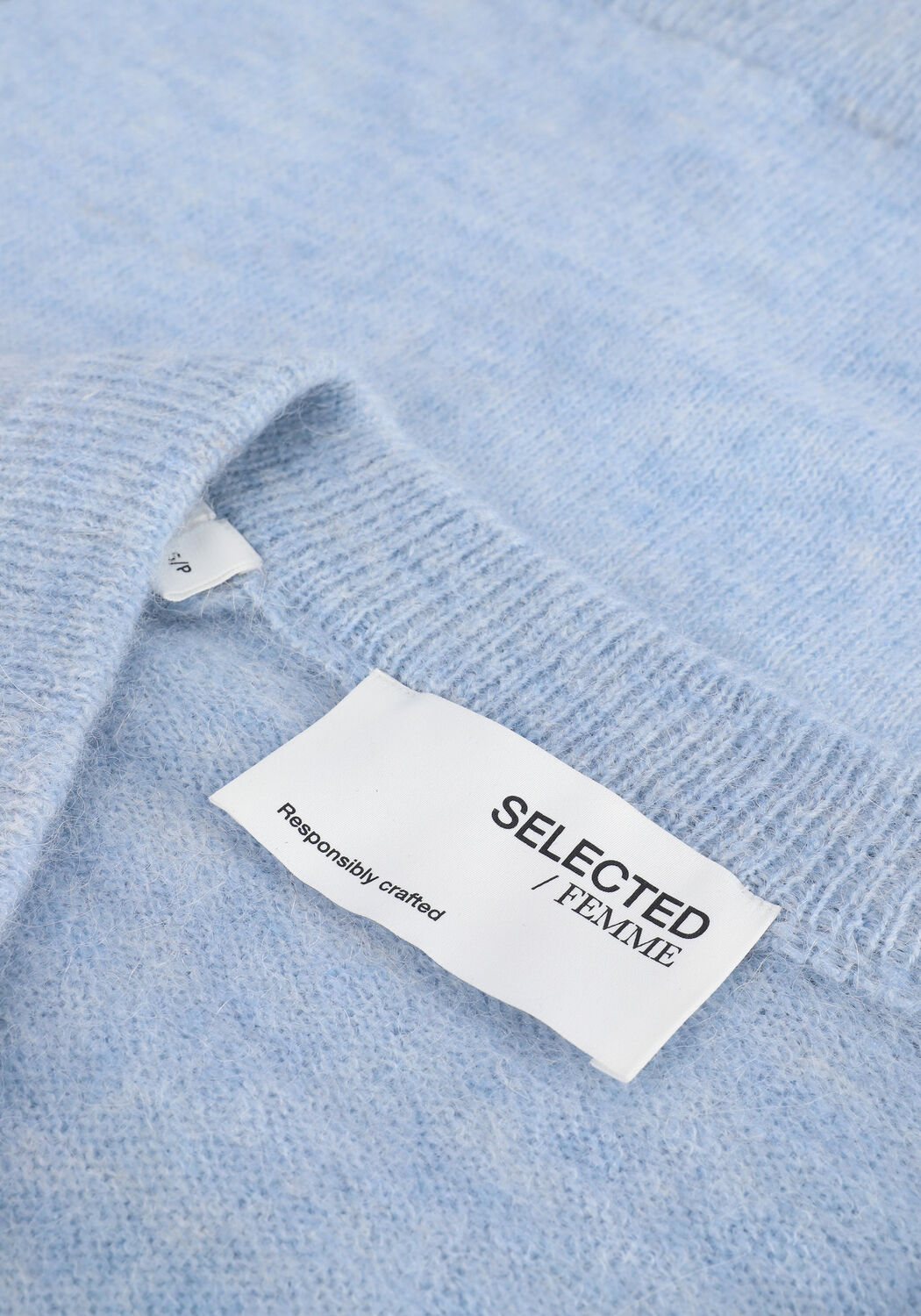 SELECTED WOMEN Pull LULU LS KNIT Bleu clair - large