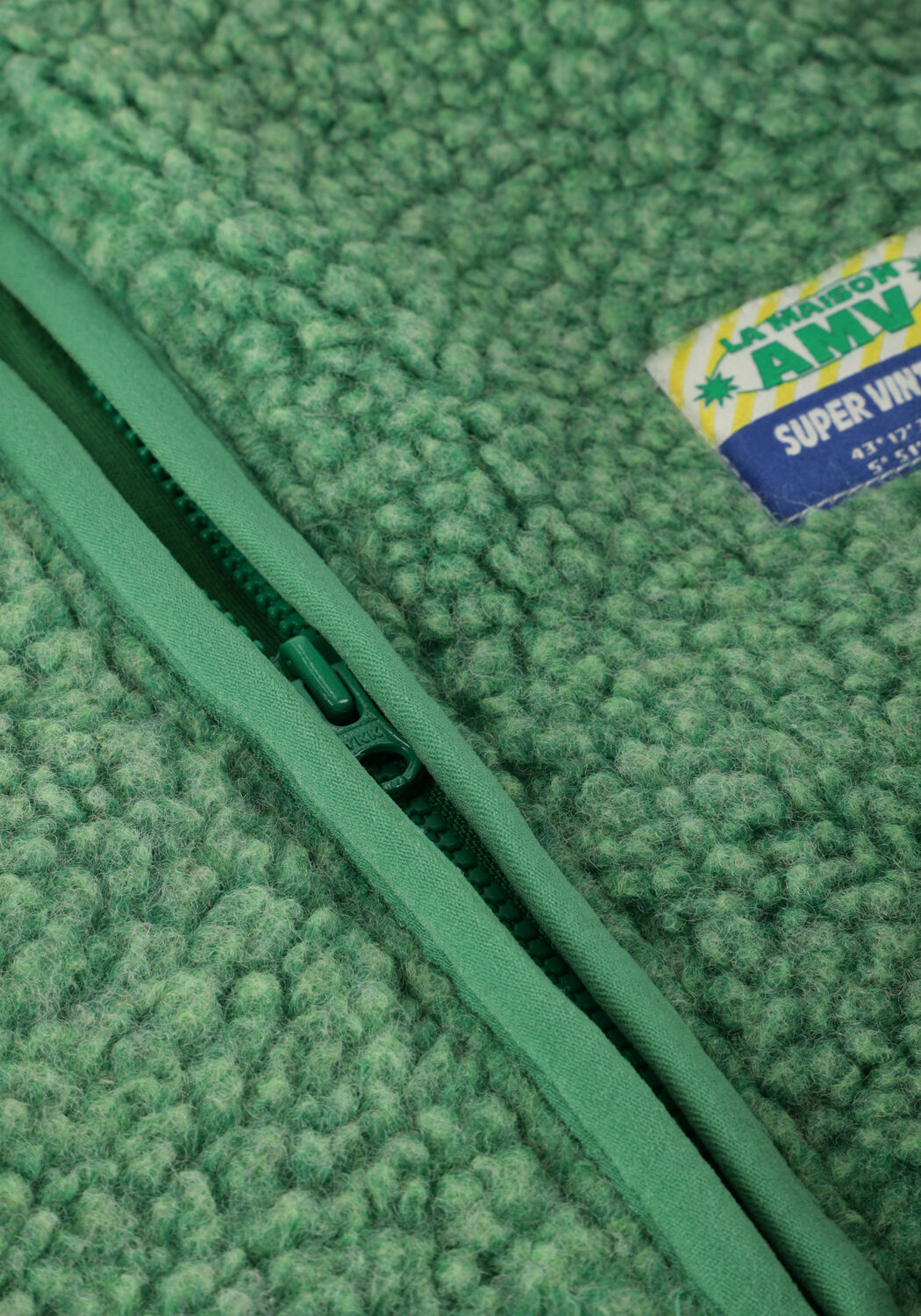 AMERICAN VINTAGE Manteau Teddy HOKTOWN en vert - large