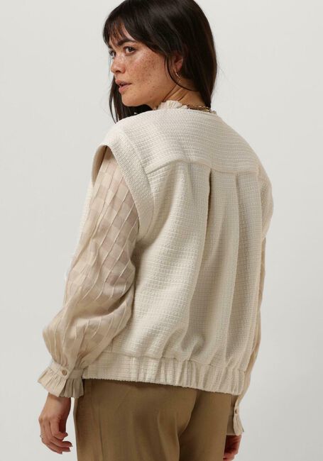 MINUS Gilet AVANA BOUCLE VEST en beige - large