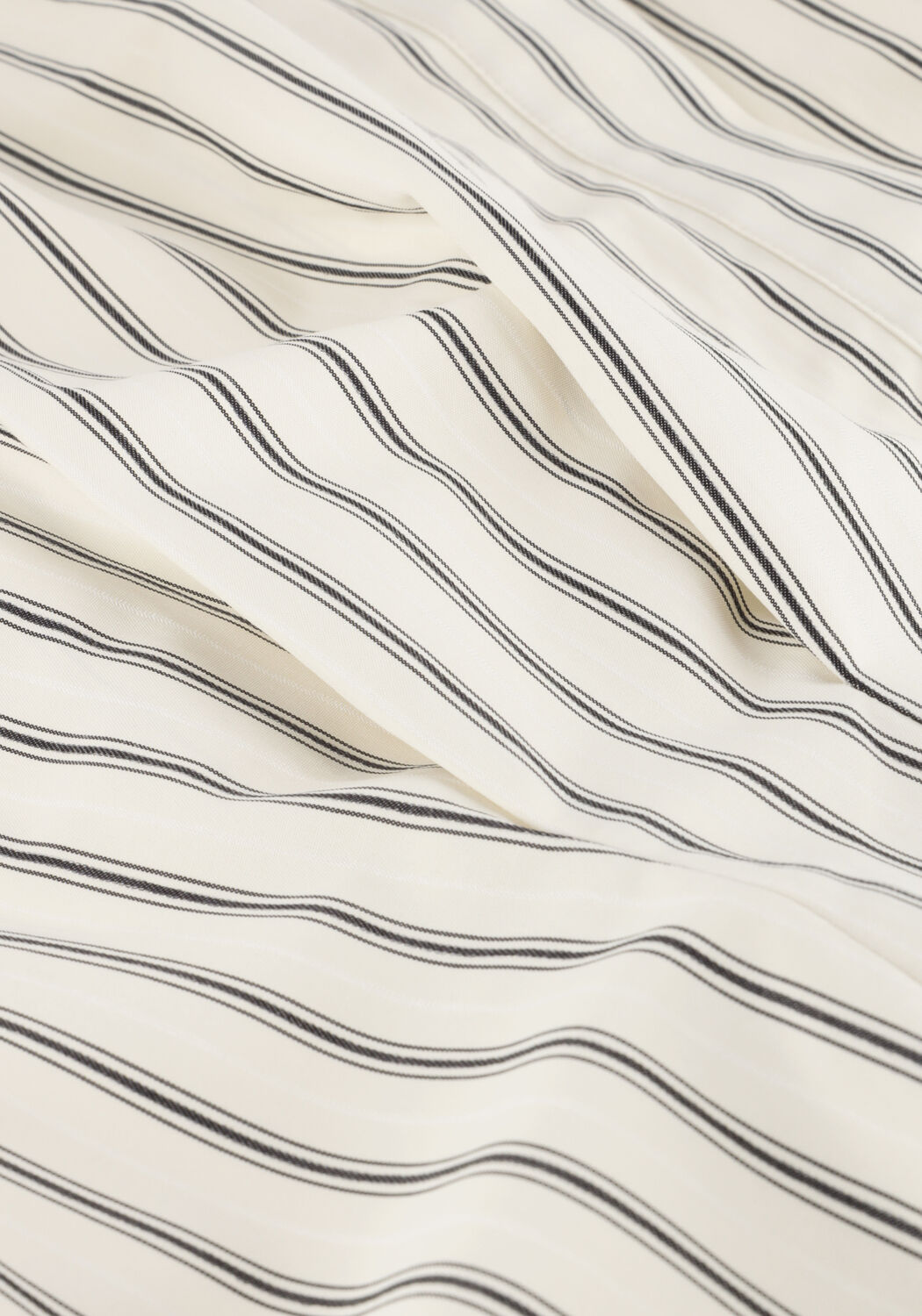 Gebroken wit NEO NOIR  LYTRA STRIPE SHIRT - large