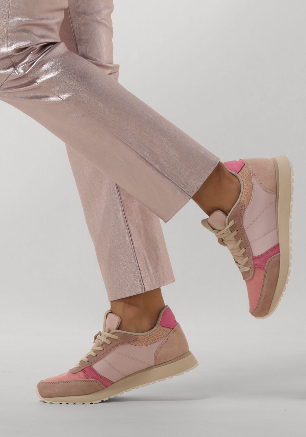 Paarse WODEN Sneakers RONJA - large