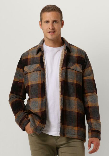 PME LEGEND Surchemise LONG SLEEVE SHIRT FLANEL YARNDYED CHECK WITH FUR en multicolore - large