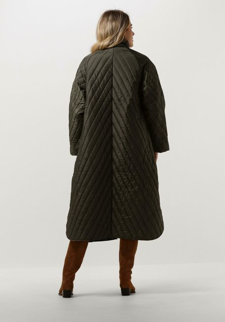 SECOND FEMALE Veste matelassé BECCA COAT Kaki - large