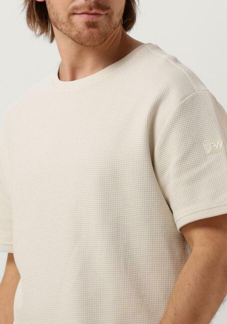 PUREWHITE T-shirt TSHIRT WITH WAFFLE STRUCTURE Blanc - large
