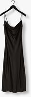 Zwarte NOTRE-V Maxi jurk SATIN STRAP DRESS