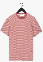 Rode SELECTED HOMME T-shirt SLHRELAXBUTCH STRIPE SS O-NECK