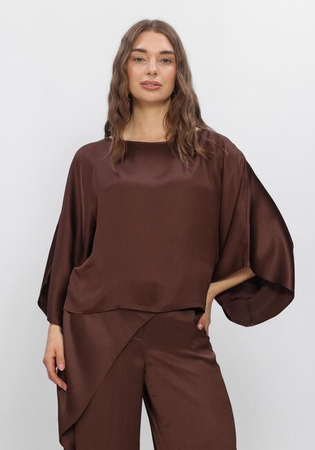 SUMMUM TOP HEAVY SILKY TOUCH Hauts & T-shirts en marron - large