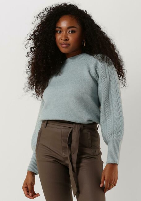 Lichtblauwe MSCH COPENHAGEN Trui MSCHPEGGY PULLOVER - large
