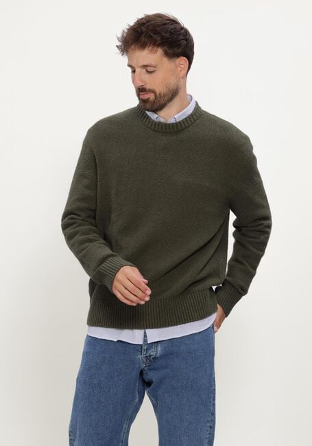 SELECTED MEN Pull SLHALEX LS KNIT CREW NECK NOOS Bleu fonc&eacute; - large