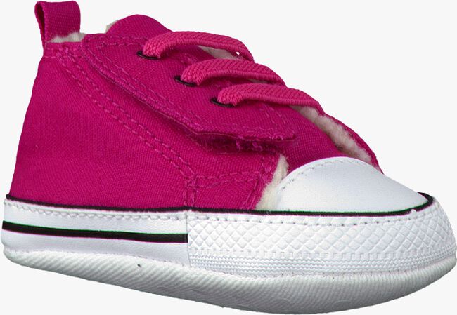 CONVERSE Chaussures bébé FIRST STAR EASY SLIP en rose - large
