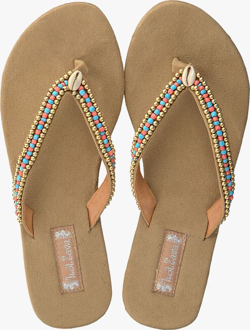 Beige HOT LAVA Slippers BELIZE SHELL & BEADS - large