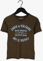 Khaki ZADIG & VOLTAIRE T-shirt X25336 - medium