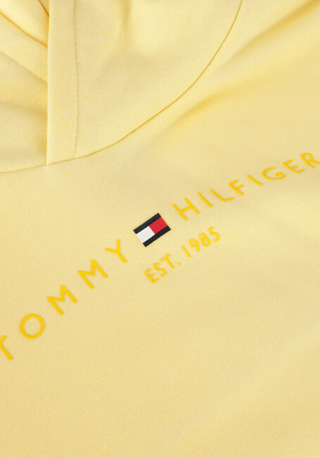 TOMMY HILFIGER  ESSENTIAL LOGO HOODIE en jaune - large