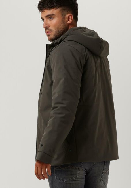 Groene CAST IRON Gewatteerde jas SHORT JACKET SOFTSHELL ZEROYON 2.0 - large