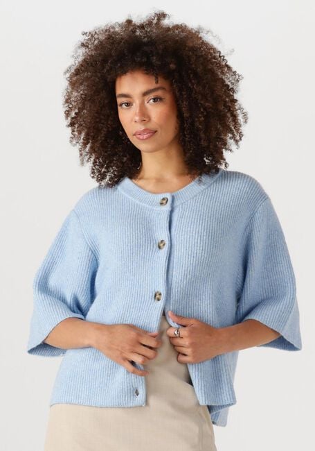 Lichtblauwe MODSTRÖM Vest NOEMD CARDIGIAN - large