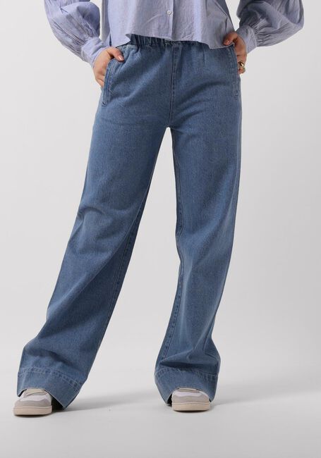 BY-BAR Pantalon large MEES DENIM PANTS en bleu - large