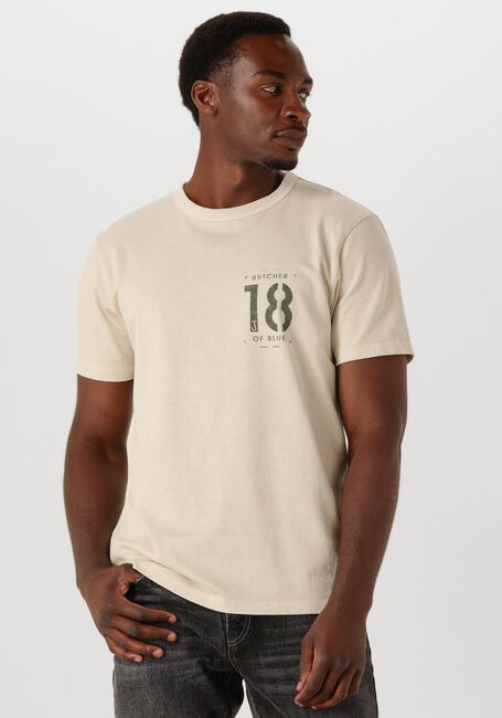 BUTCHER OF BLUE T-shirt ARMY 18 STENCIL TEE en beige - large