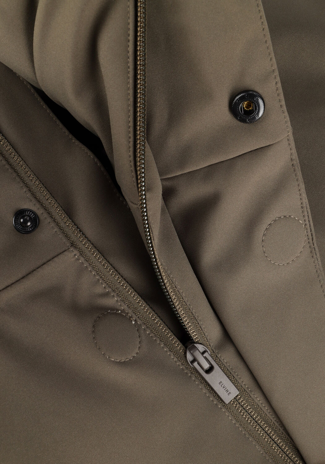 ELVINE Veste matelass&eacute; JEFFREY en vert - large