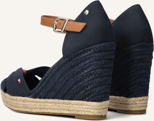 Blauwe TOMMY HILFIGER Espadrilles BASIC OPEN TOE HIGH WEDGE Blauwe TOMMY HILFIGER Espadrilles BASIC OPEN TOE HIGH WEDGE - large