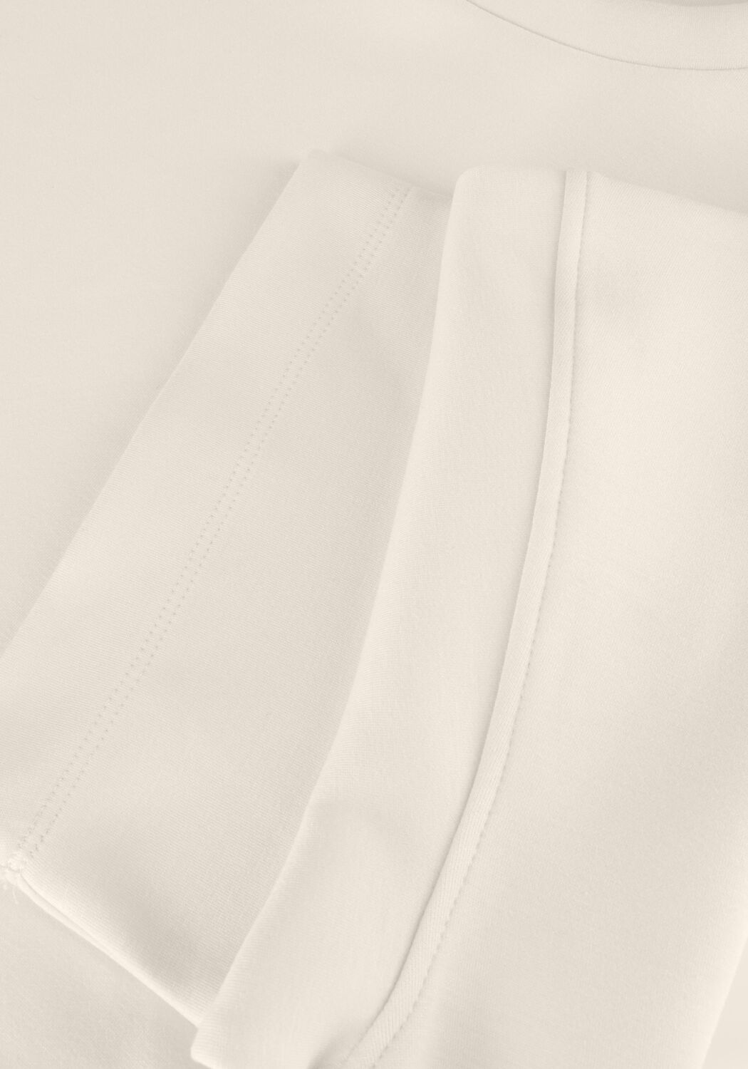 Beige MSCH COPENHAGEN T-shirt MSCHBESSIA IMA Q 2/4 SWEATERSHIRT - large