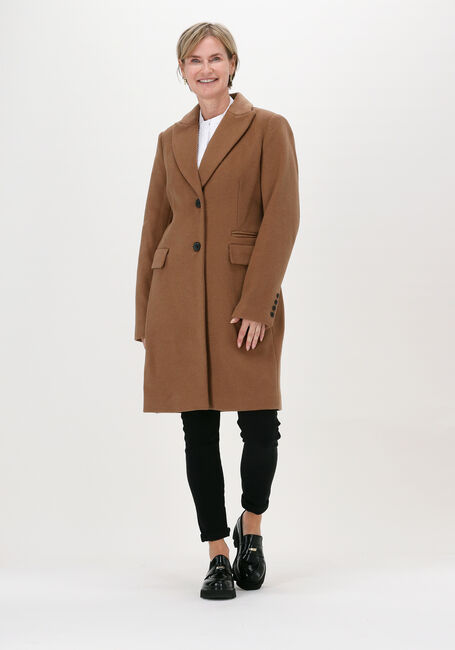 GIACOMO THE JACKET Manteau 18 WOOL BLEND en camel - large