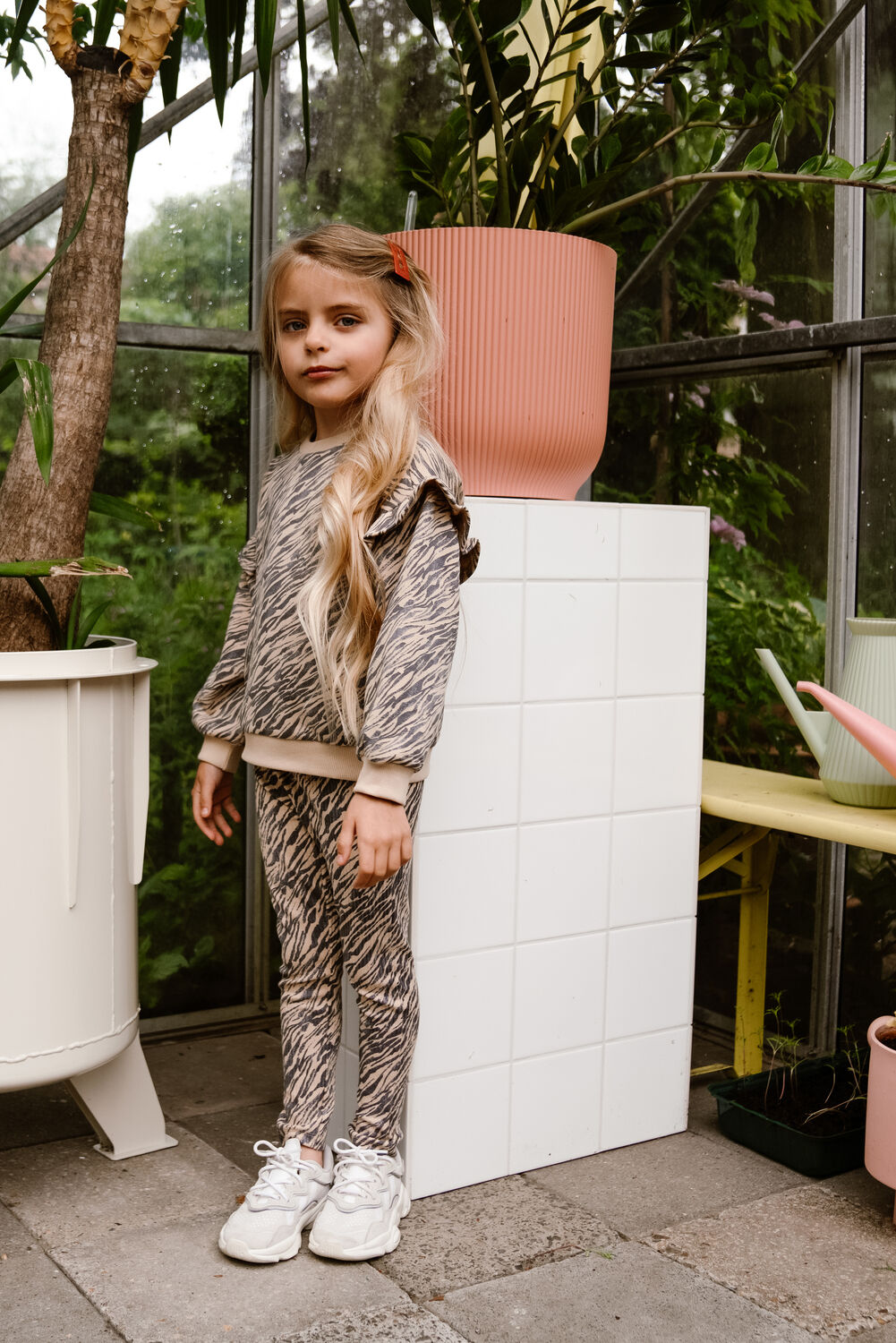 DAILY7 Chandail OVERSIZED ANIMAL SWEATER en gris - large