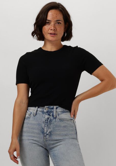 CATWALK JUNKIE T-shirt RIBBED TEE en noir - large