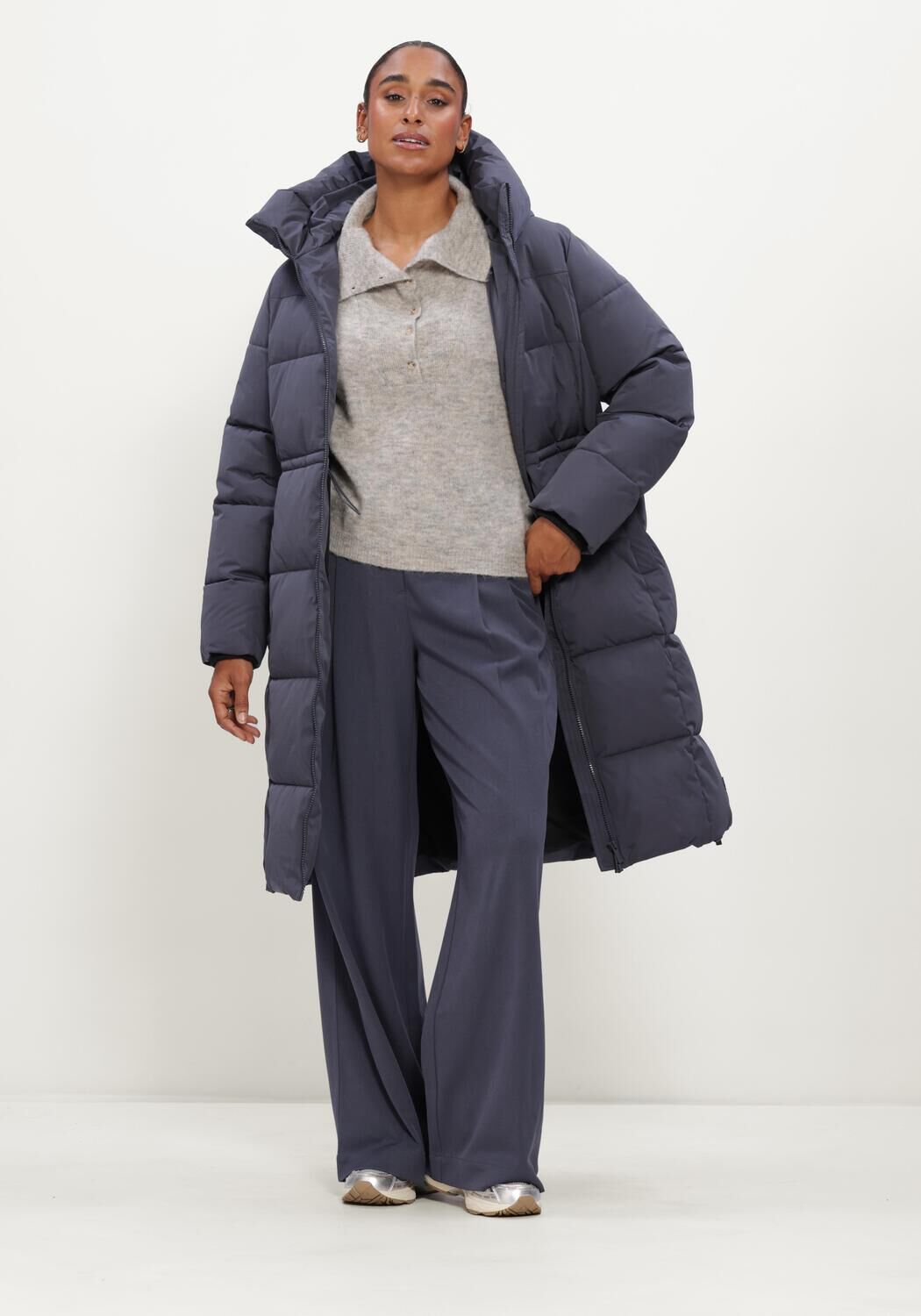 MSCH COPENHAGEN Veste matelass&eacute; MSCHZALA PAVINARIA JACKET Gris fonc&eacute; - large