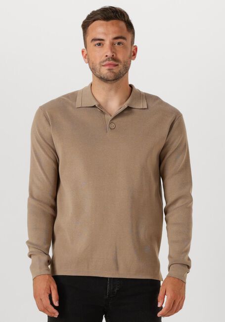 Beige PURE PATH Sweater REGULAR POLO FIT KNITWEAR - large