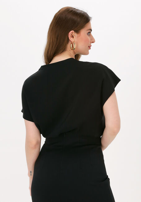 Zwarte VANILIA T-shirt CREPE LAYER - large