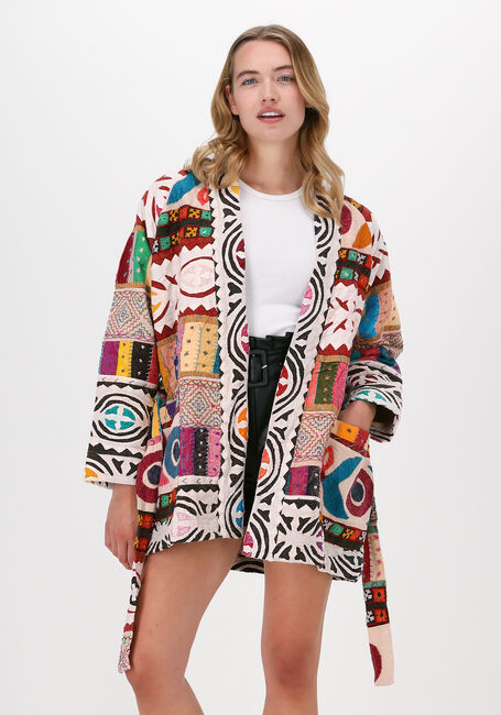SISSEL EDELBO Kimono MARRAKESH MULTI PATCH WORK JAC en multicolore - large