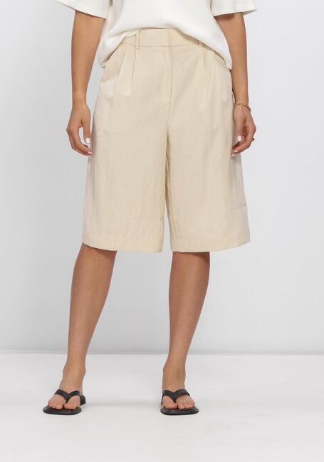 Beige MSCH COPENHAGEN Korte broek MSCHKEELEY EDELMIRA HW SHORTS - large