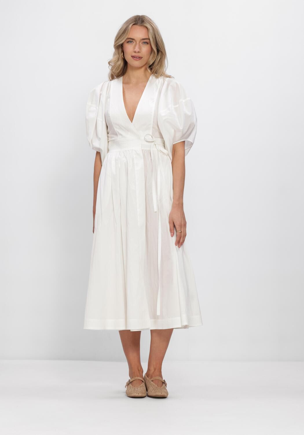 VANESSA BRUNO Robe maxi GELY en blanc - large